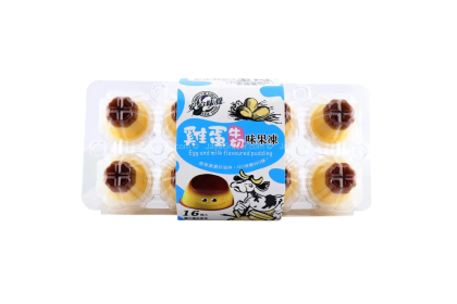 Creamy Egg Milk Jelly 安心味觉果冻鸡蛋牛奶味 255GM（VIP会员价：RM10.90）